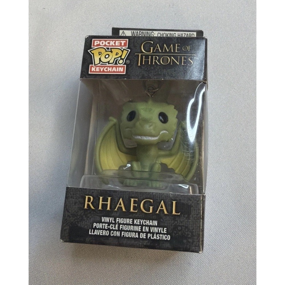 Funko Pop Pocket 2" Keychain Game of Thrones Movie Rhaegal NIP Green Dragon